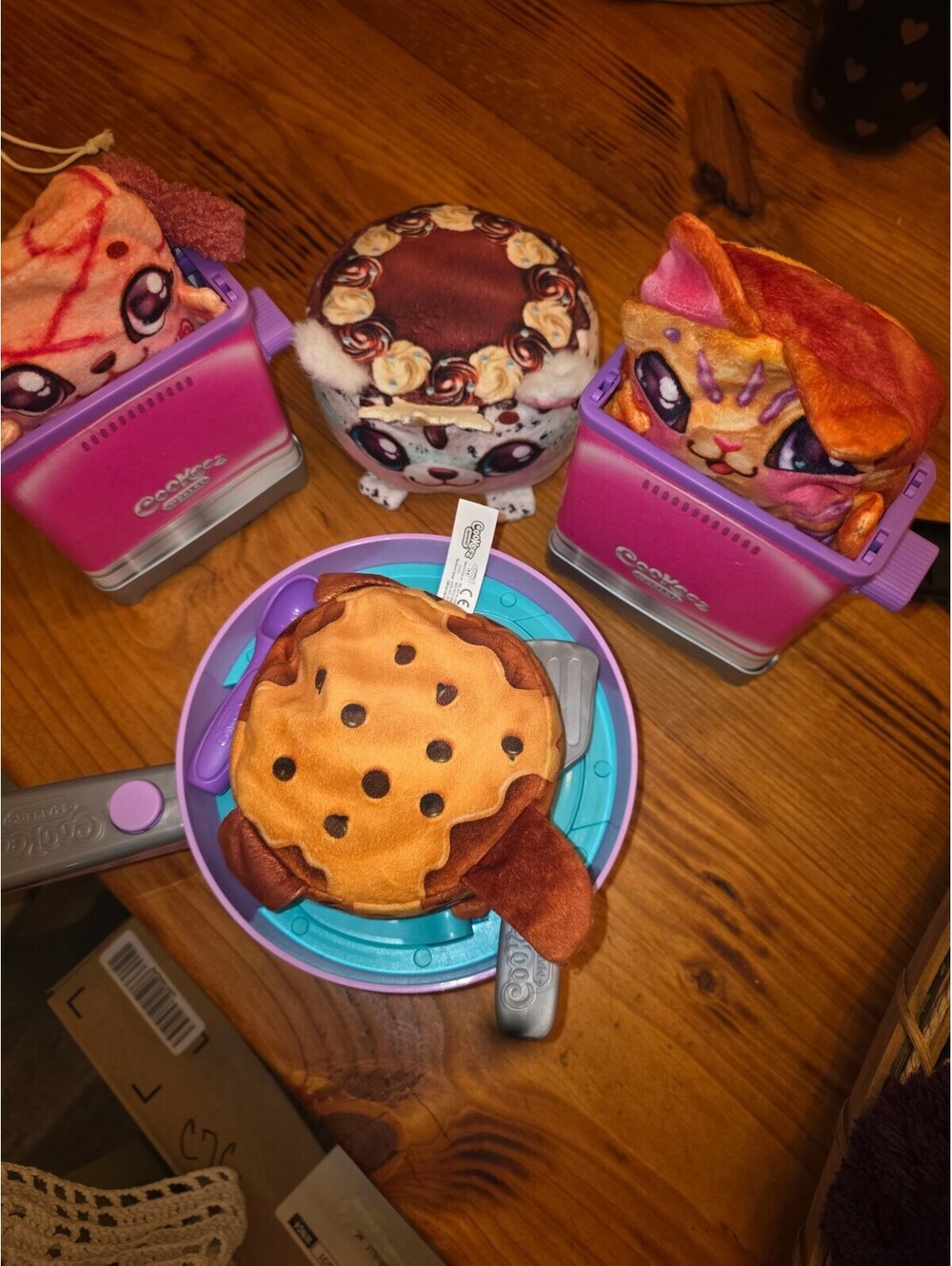 Cookeez Makery Plush Toy Set with Toaster and Cookie Accessories